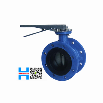 D41J手柄法兰衬胶蝶阀