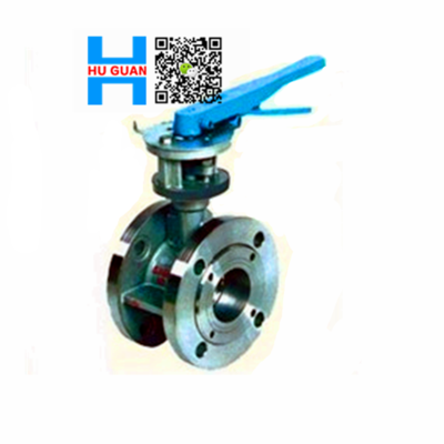 D43H手柄法兰式硬密封蝶阀